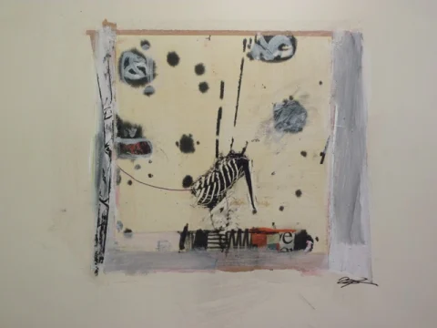 wax 540, Wax on paper by TL Lange