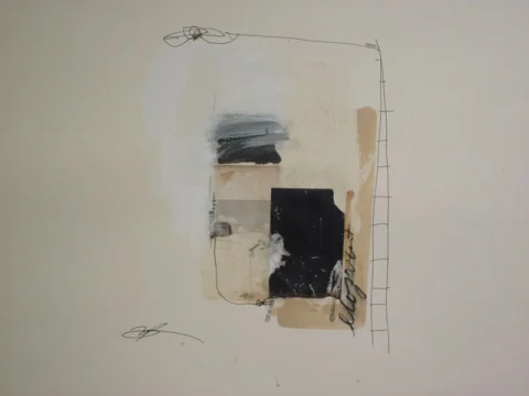 wax 1374, Wax on paper by TL Lange