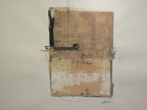 wax 1196, Wax on paper by TL Lange