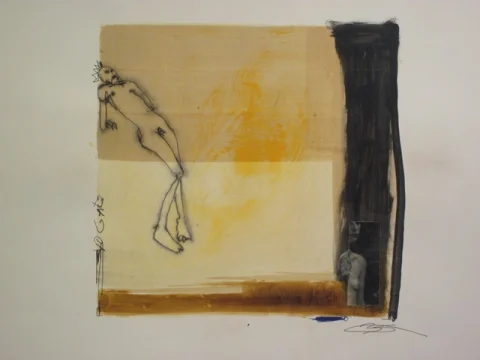 wax 1511, Wax on paper by TL Lange