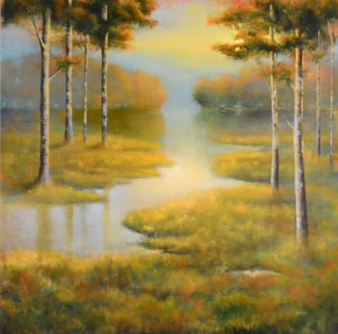 Pastoral II, Acrylic on canvas by Jason Jarava