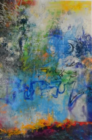 Graffiti X-2 by Margaritte Antillion