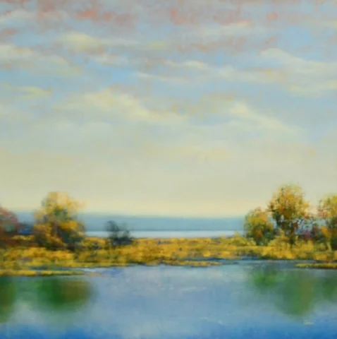 Before the Marsh, Acrylic on canvas by Jason Jarava