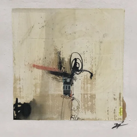 1608 x-17, Wax on paper by TL Lange