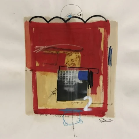 1357 x-24, Wax on paper by TL Lange