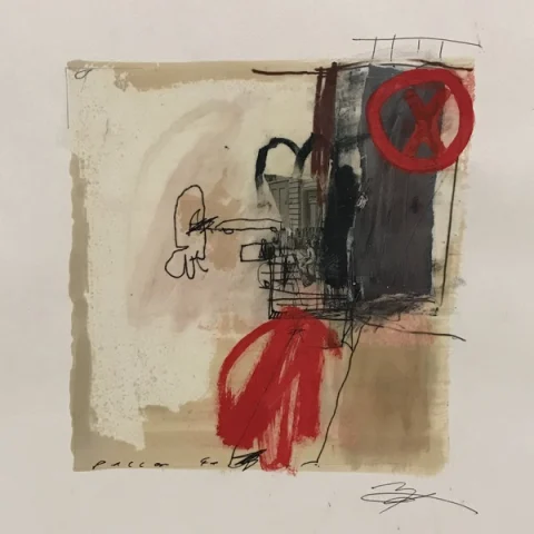 1376 x-26, Wax on paper by TL Lange