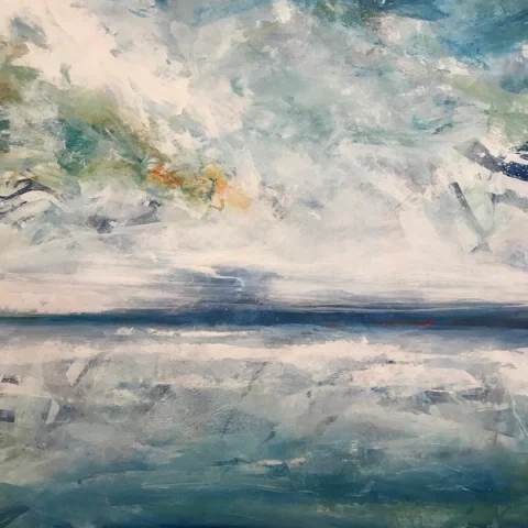 Bold Sky, Acrylic on canvas by Jason Jarava