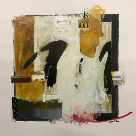 LTOP 596 FG, Wax on paper by TL Lange