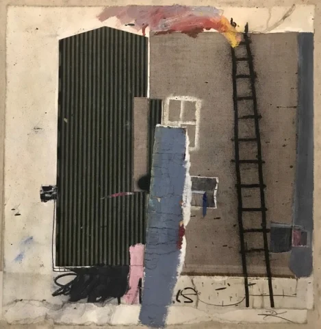 LTOC 561, Wax on canvas by TL Lange