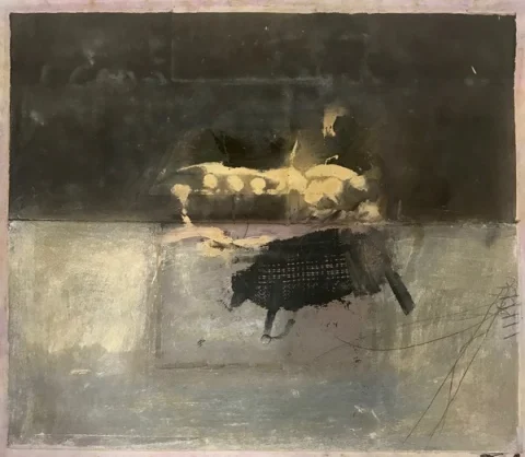 LTOC 443, Wax on canvas by TL Lange