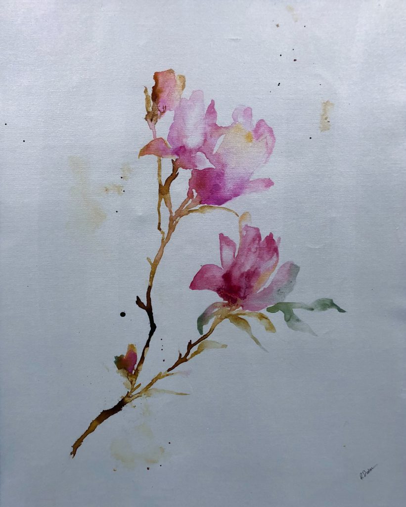 Essential III, Acrylic on canvas by Rikki Drotar