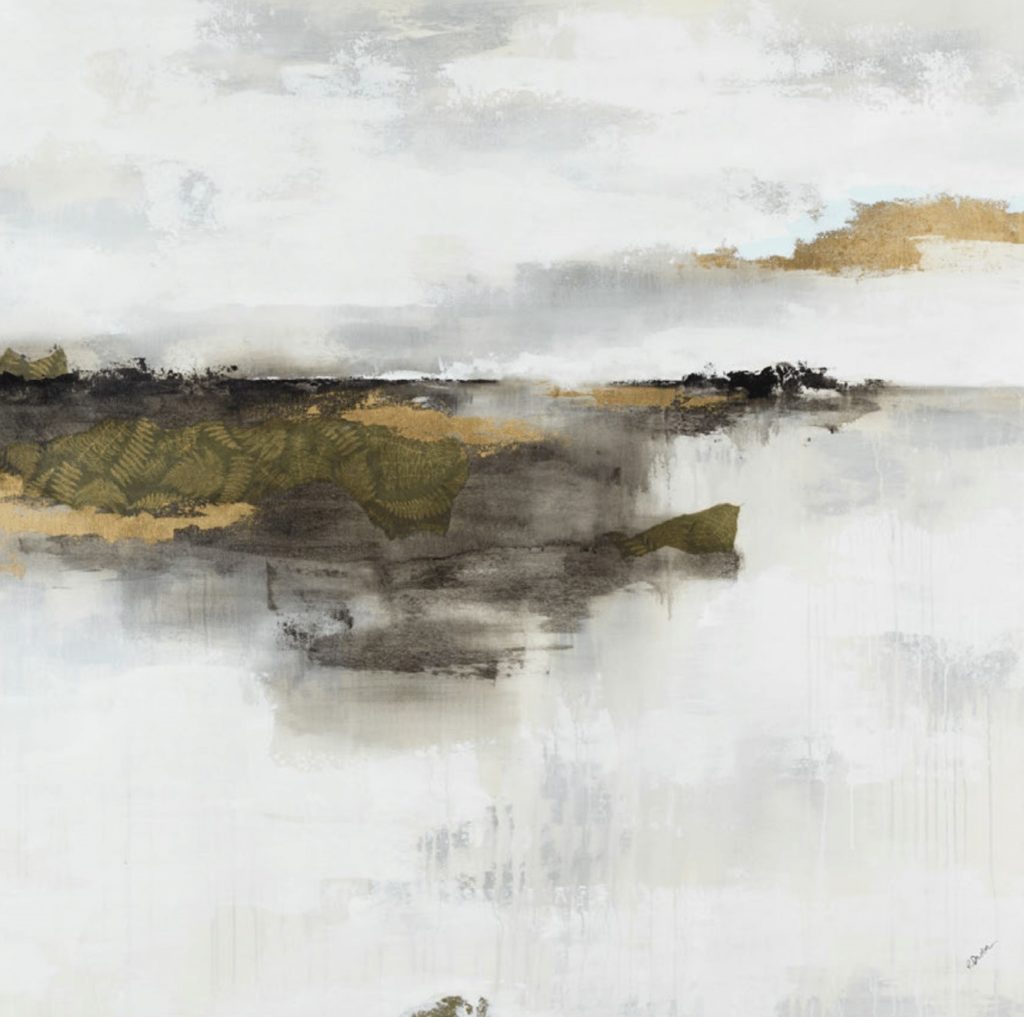 Continuous Horizon, Acrylic on canvas by Rikki Drotar