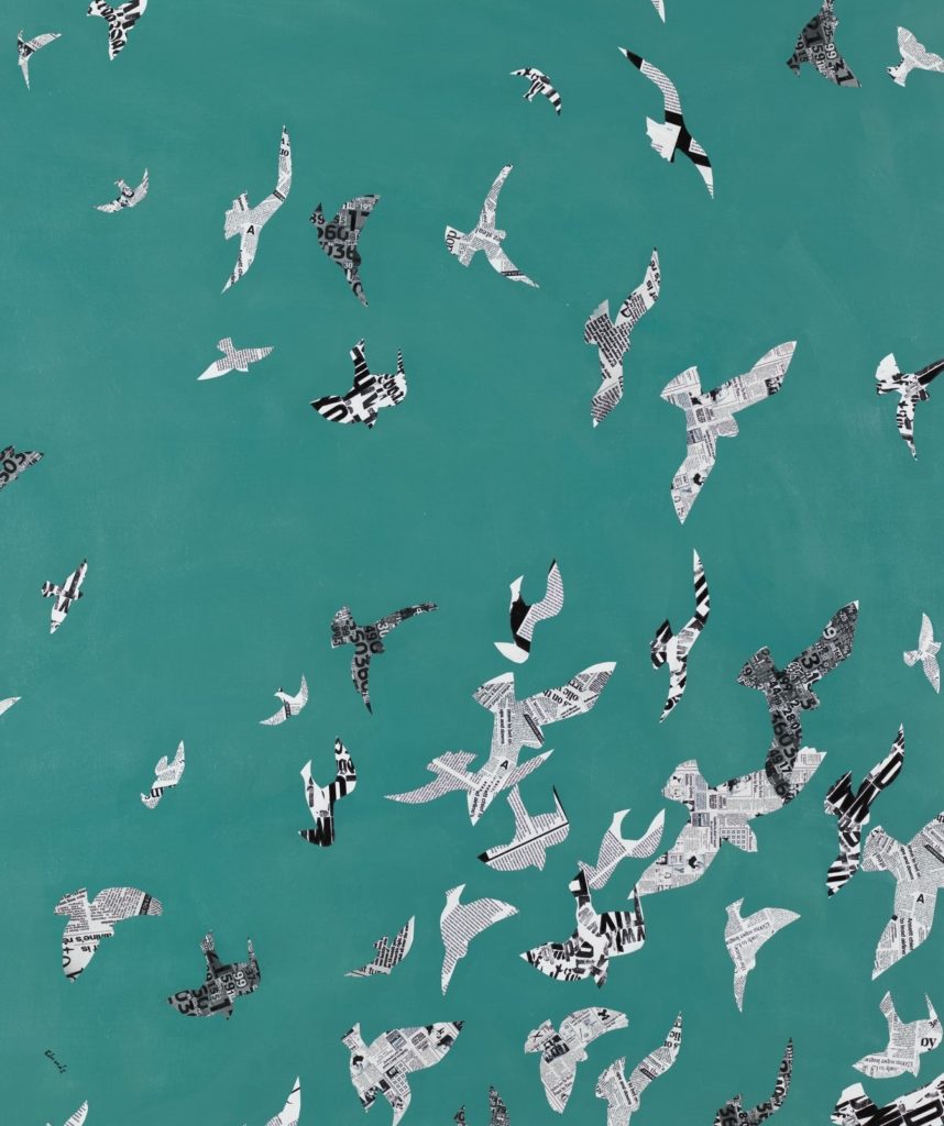 Soaring Experience, Acrylic on canvas by Sydney Edmunds