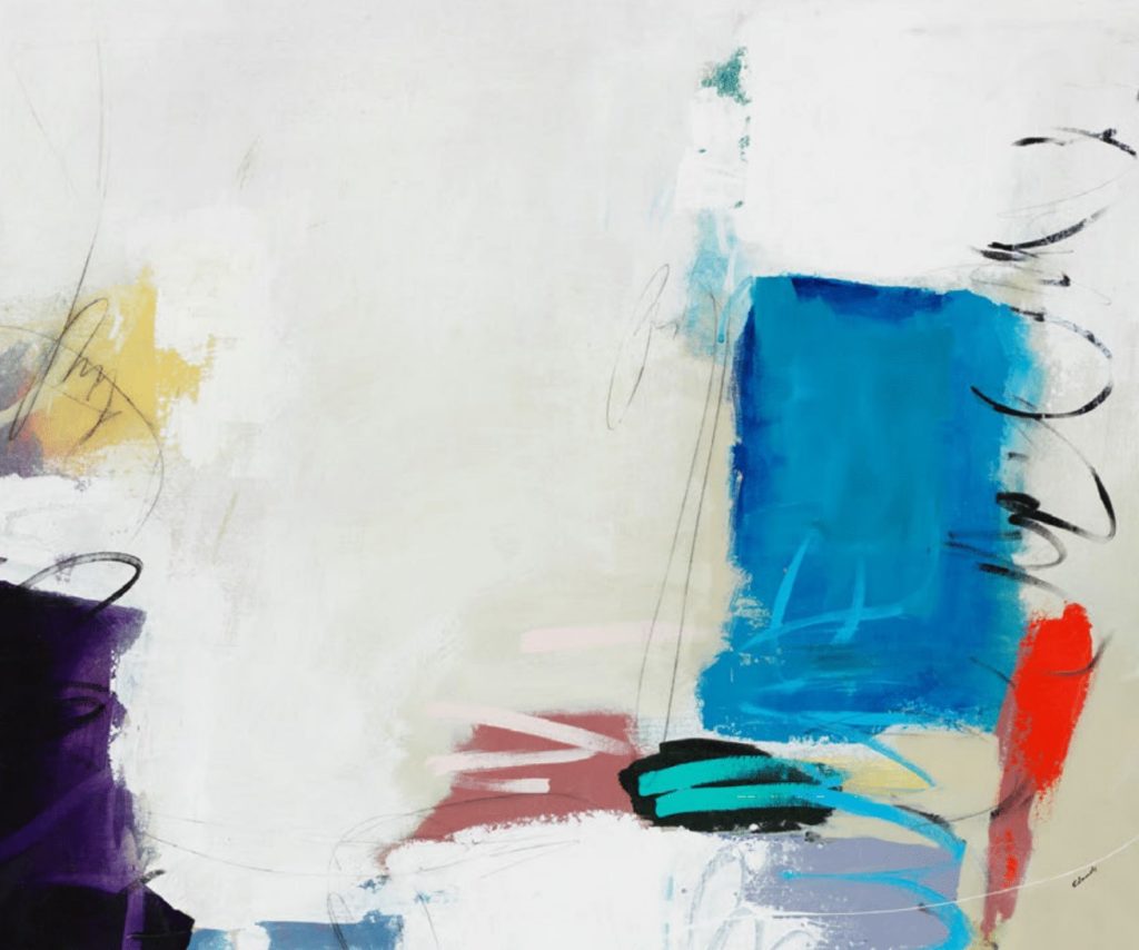 Candy Corner, Acrylic on canvas by Sydney Edmunds