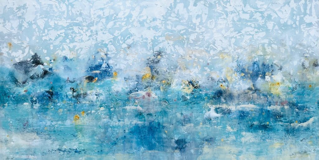 Ethereal Stones, Mixed on canvas by Alexys Henry