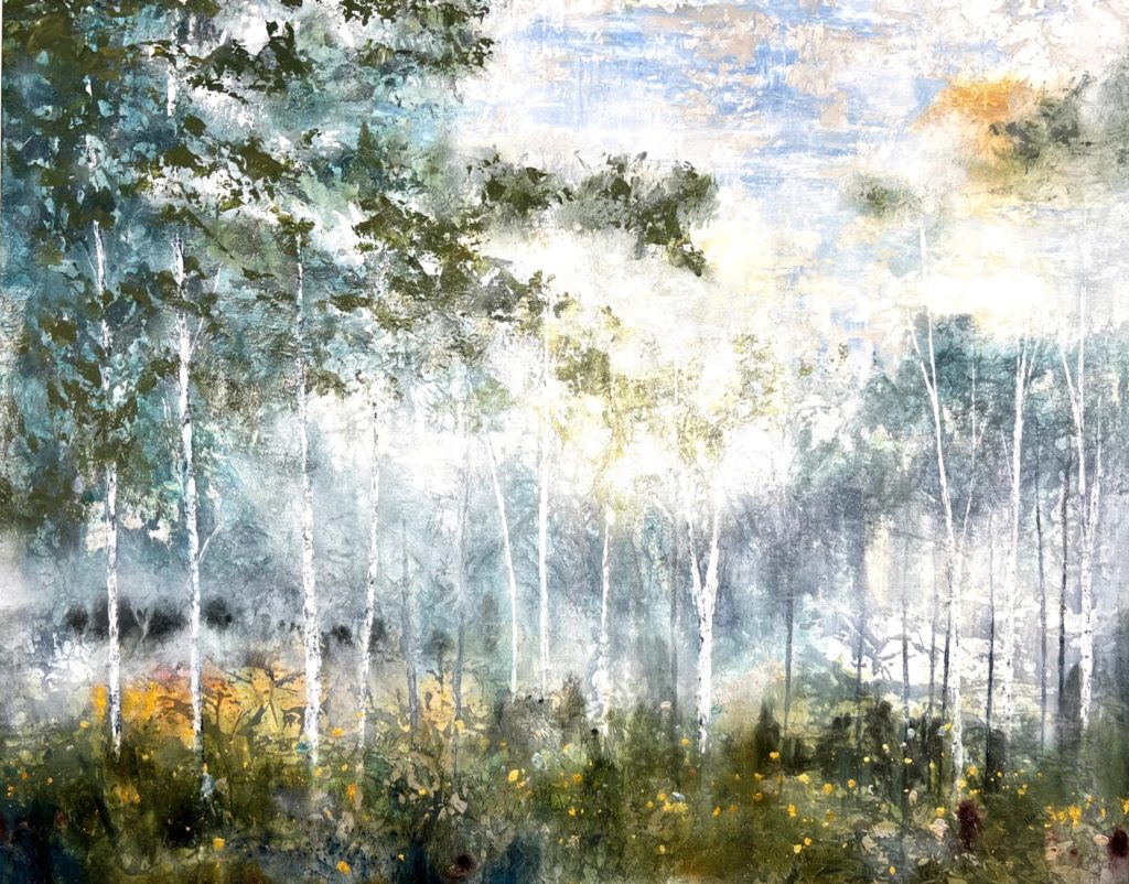 Forest Breeze IV, Acrylic on canvas by Alexys Henry