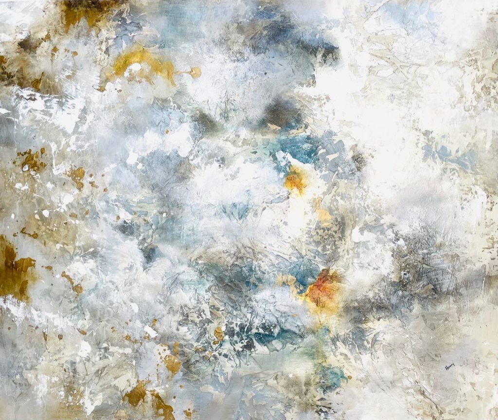 Industrial Wave, Mixed on canvas by Alexys Henry