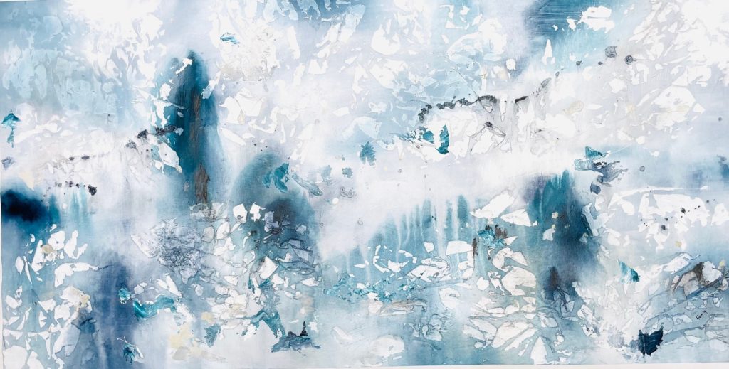 Scuba Vacation I, Mixed on canvas by Alexys Henry
