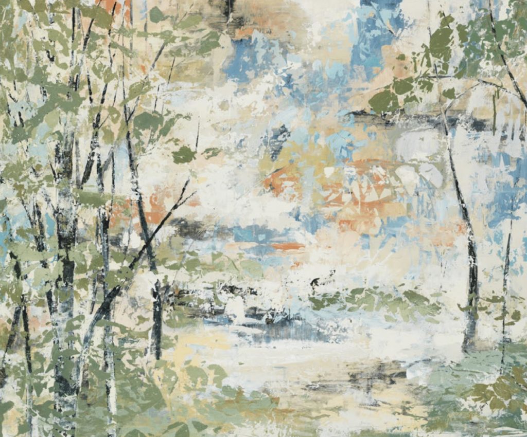 Through the Leaves, Acrylic on canvas by Alexys Henry