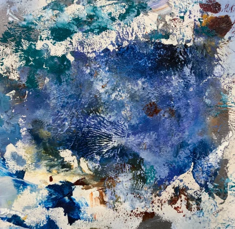 Discovery III, Acrylic on canvas by Jason Jarava