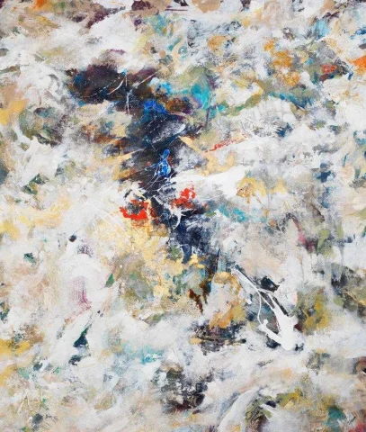 Forced Whirlwind, Acrylic on canvas by Jason Jarava