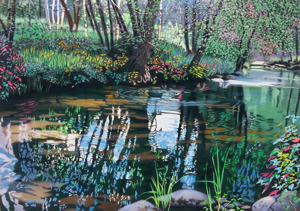 Afternoon Reflections hc litho by David Kessler