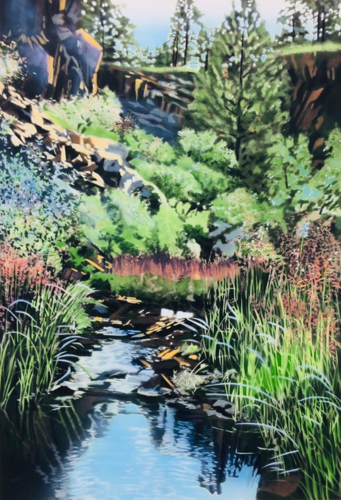 Canyon Shimmer litho by David Kessler