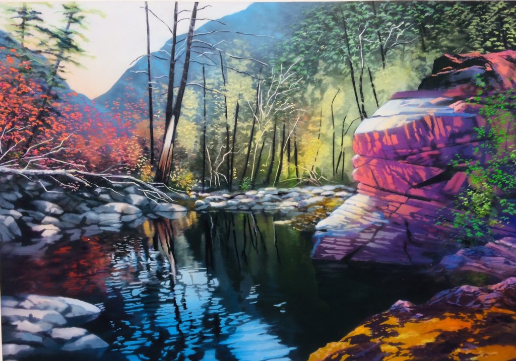 Out Crop acrylic by David Kessler