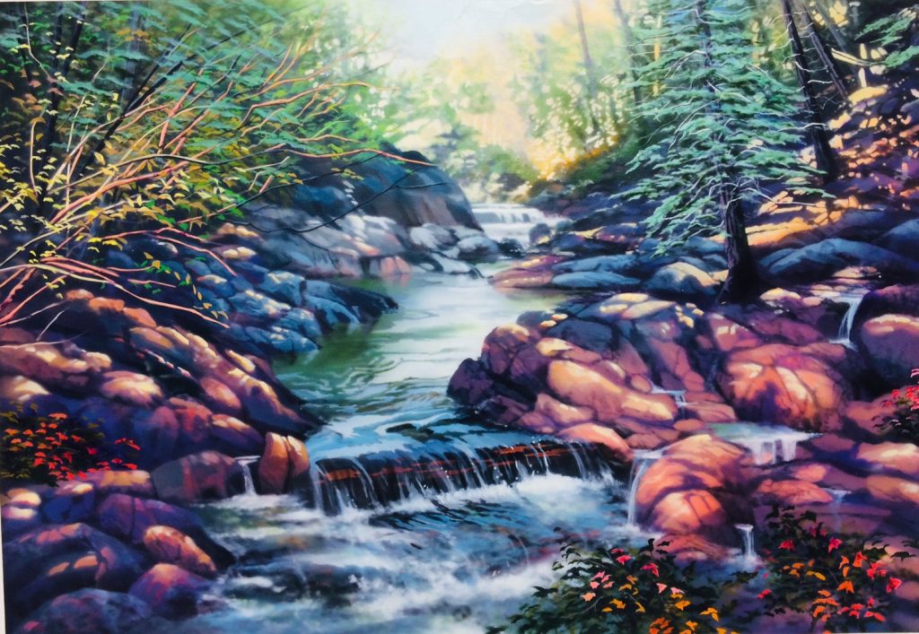 Sun Patterns acrylic by David Kessler