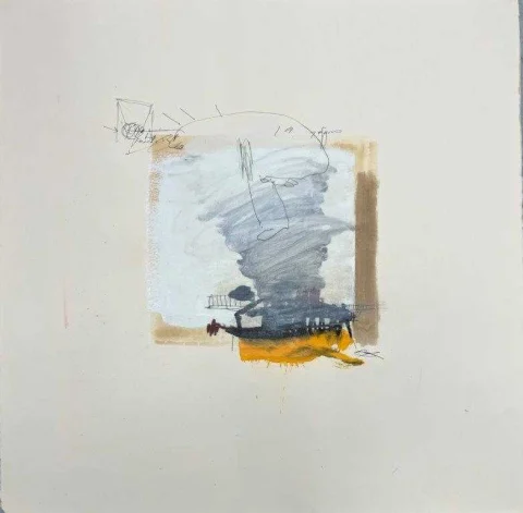 Untitled (1398), Mixed on paper by TL Lange