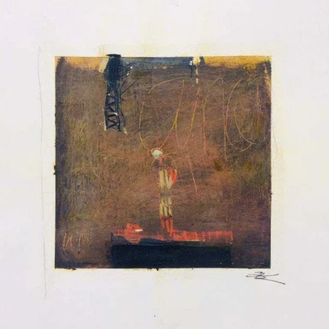 LTOP 541, Mixed on paper by TL Lange