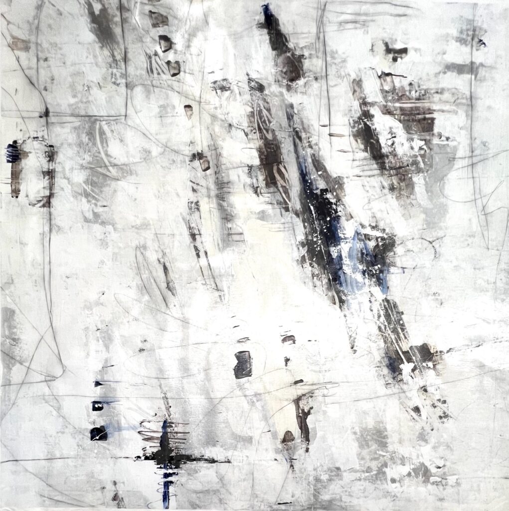 Draft of Pen, Mixed on canvas by Joshua Schicker
