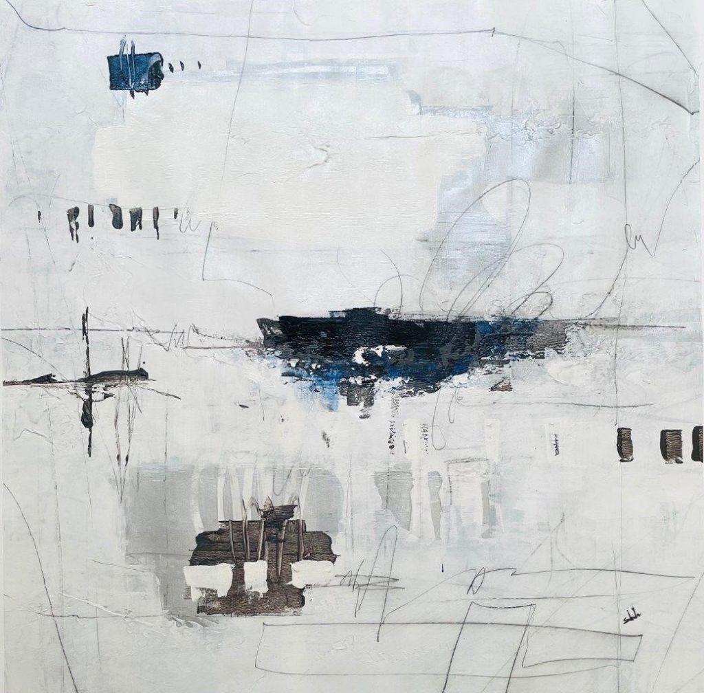 Pen & Pencil I, Acrylic on canvas by Joshua Schicker