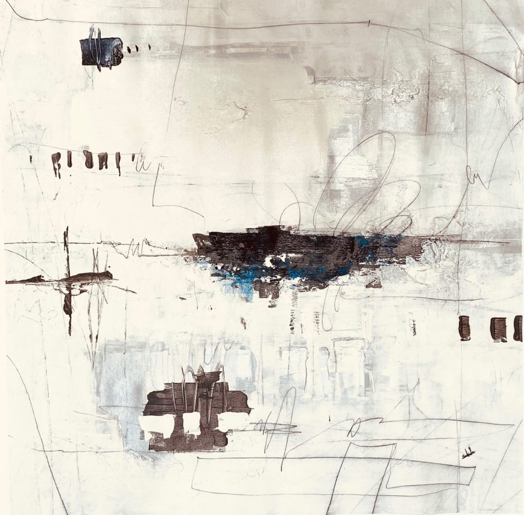 Pen & Pencil I, Acrylic on canvas by Joshua Schicker