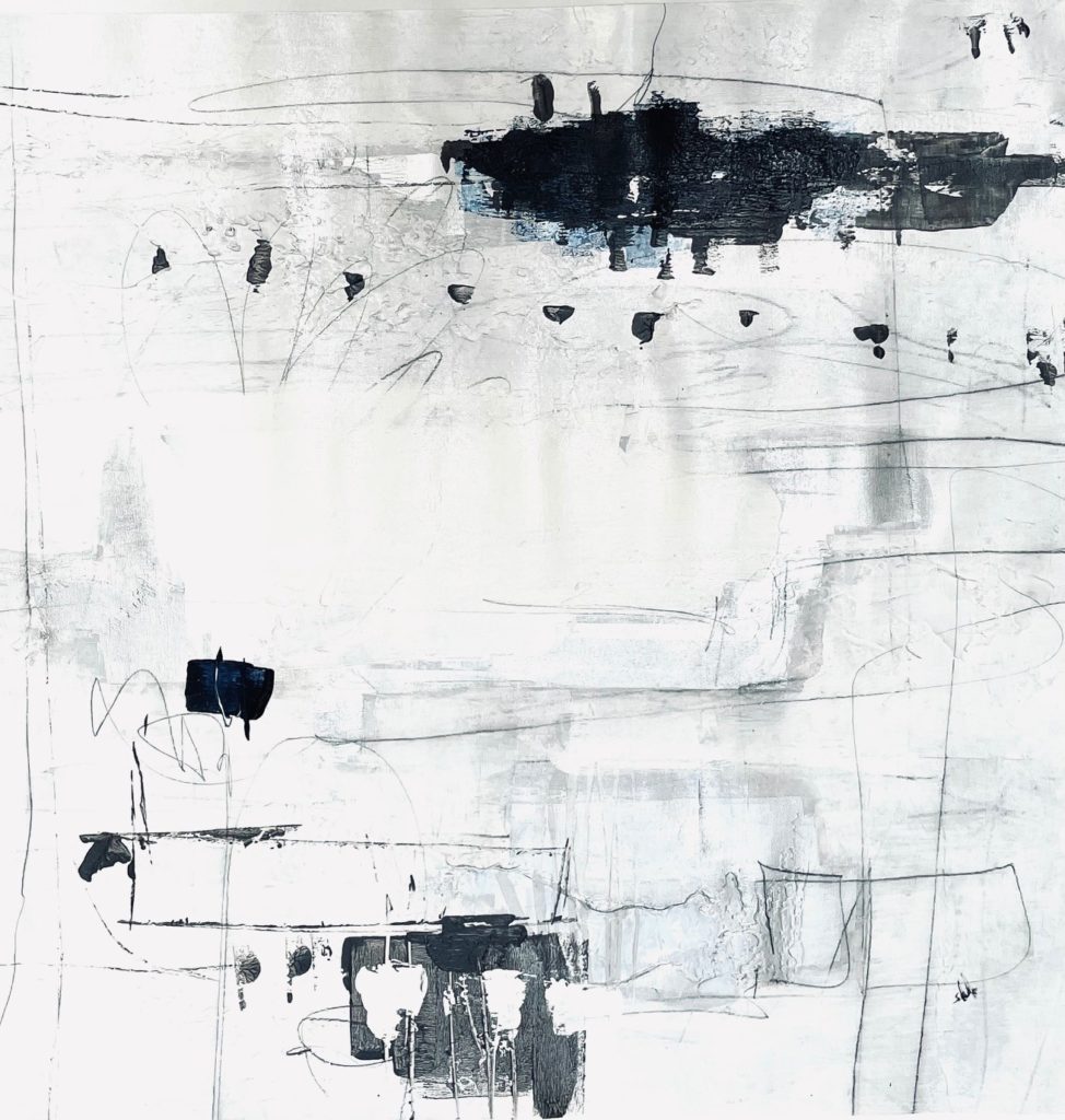 Pen & Pencil II, Acrylic on canvas by Joshua Schicker