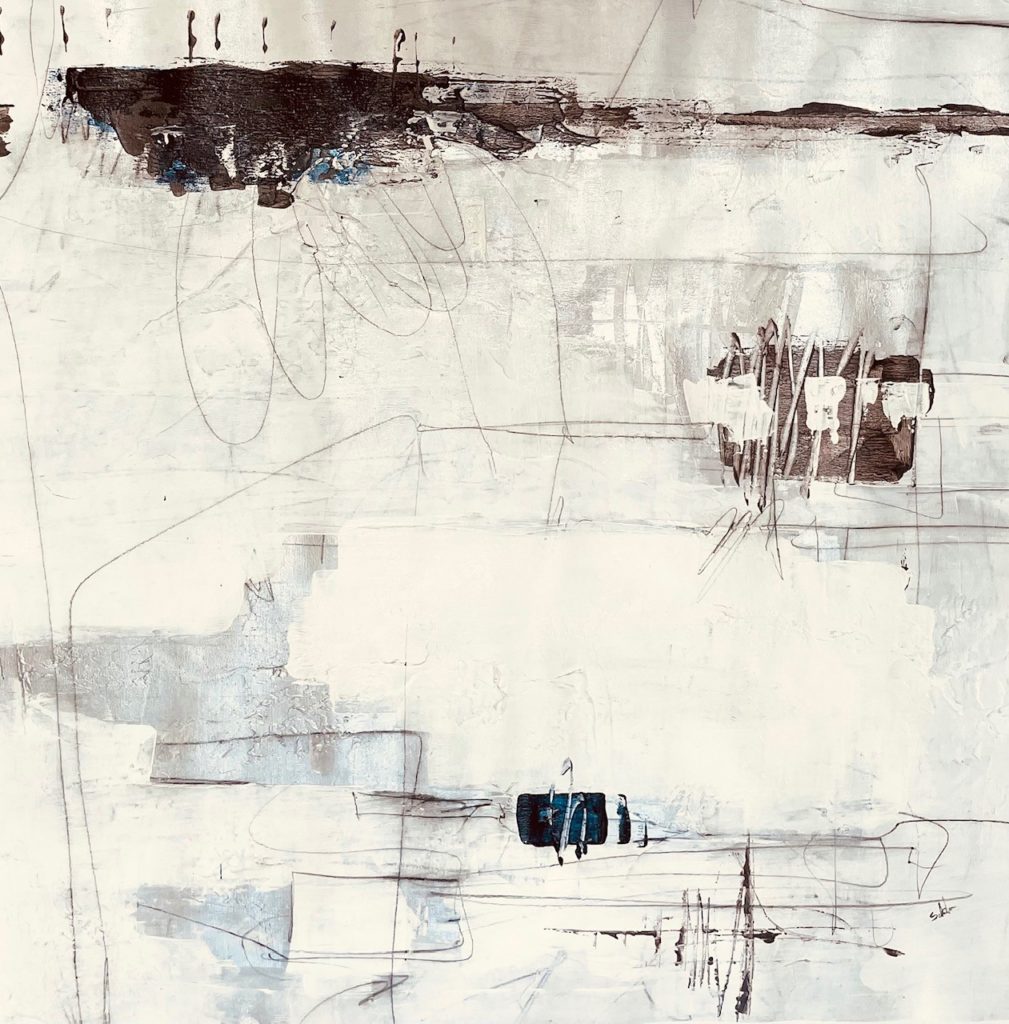 Pen & Pencil III, Acrylic on canvas by Joshua Schicker