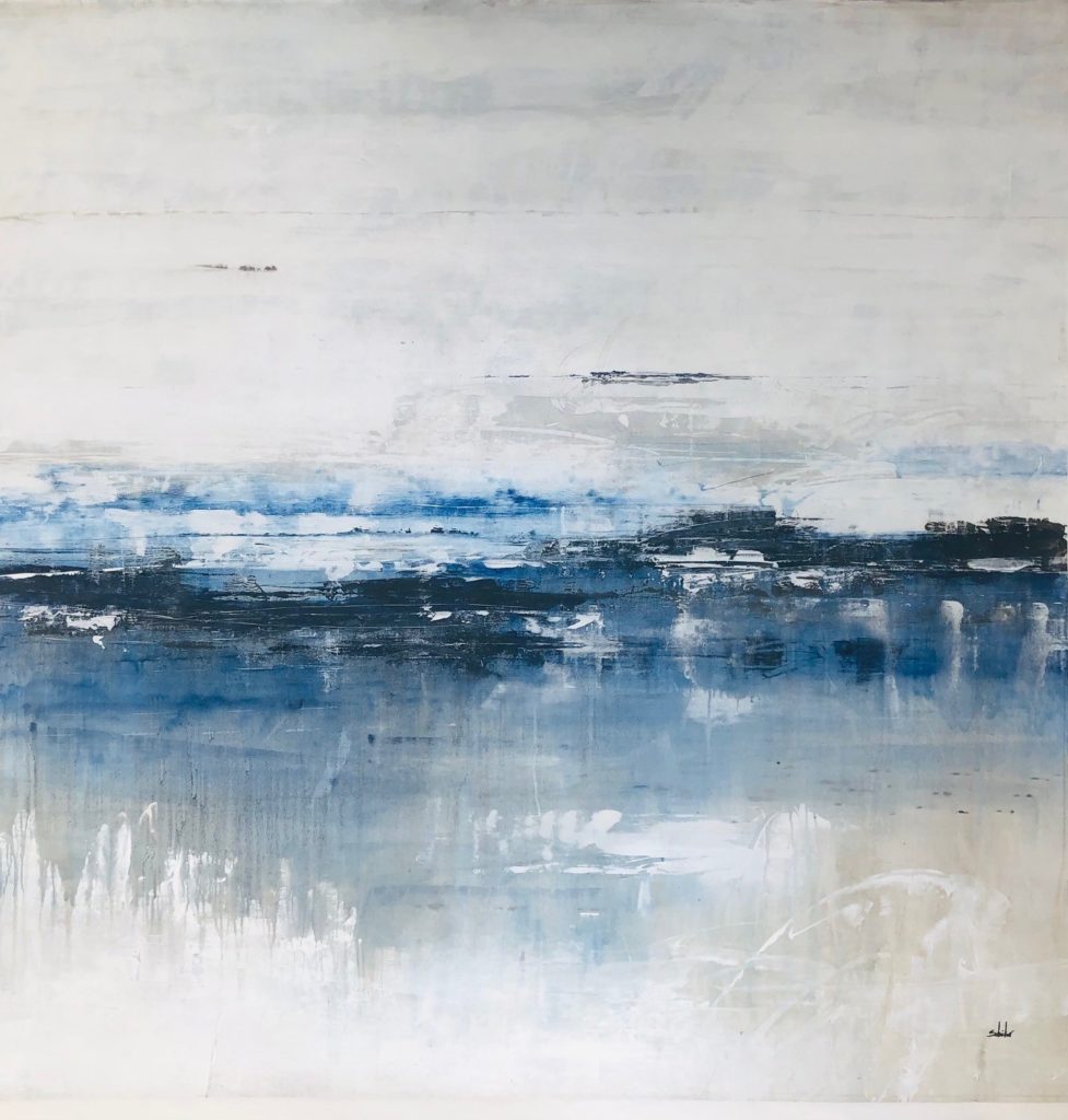 Rippled Light, Acrylic on canvas by Joshua Schicker