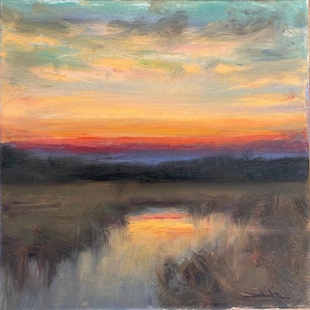 Untitled (22022806), Oil on canvas by Dennis Sheehan
