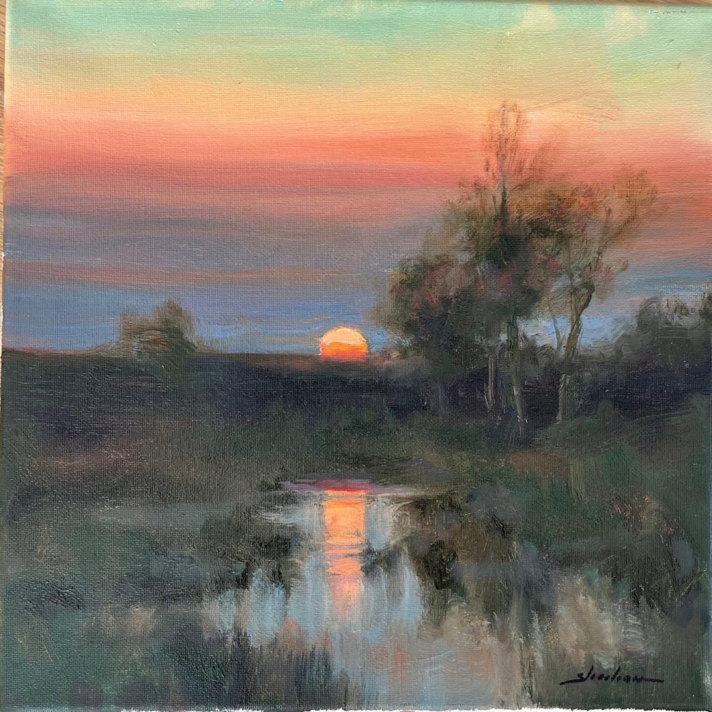 Untitled (22022807), Oil on canvas by Dennis Sheehan