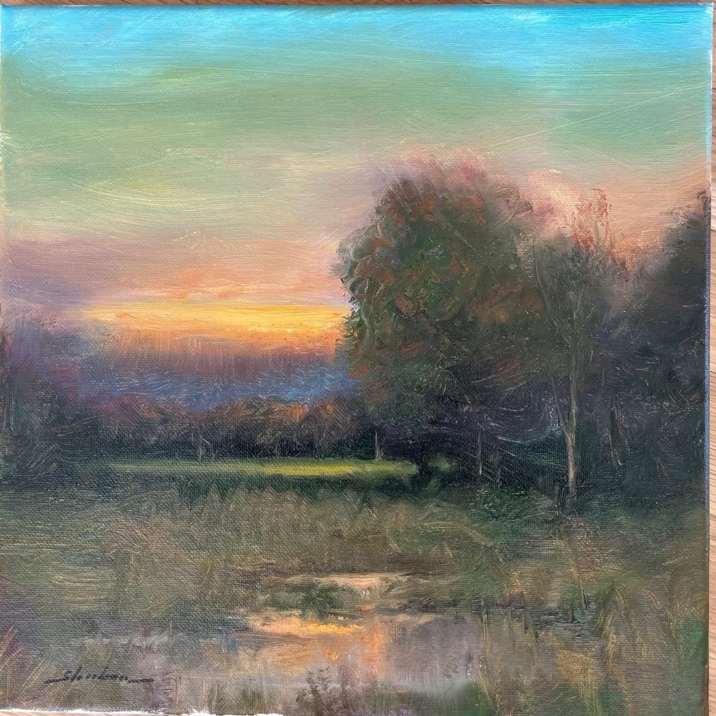 Untitled (22022808), Oil on canvas by Dennis Sheehan