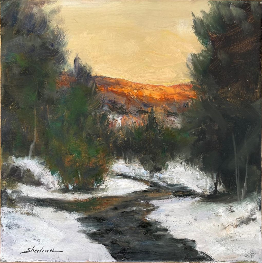 Untitled (22022812), Oil on canvas by Dennis Sheehan