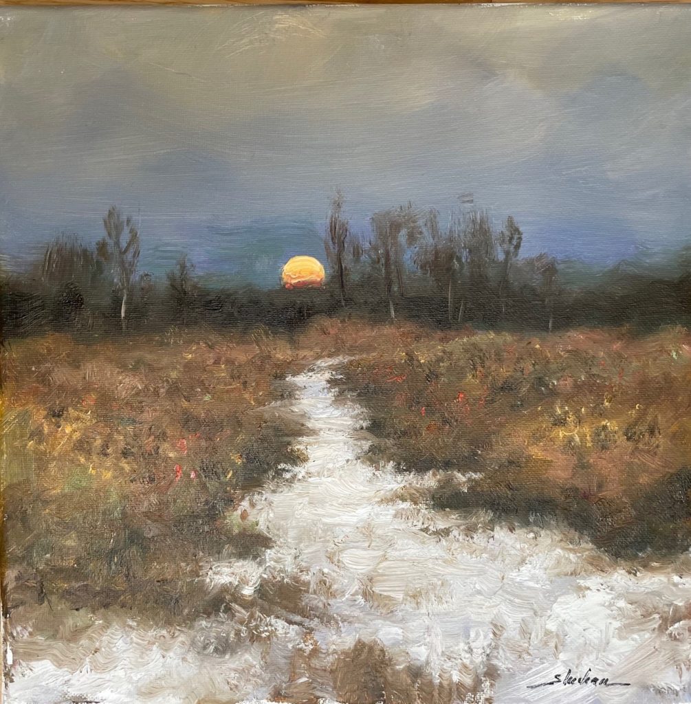 Untitled (21110711), Oil on canvas by Dennis Sheehan