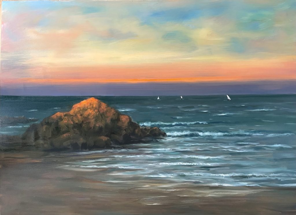 Untitled (22020901), Oil on canvas by Dennis Sheehan
