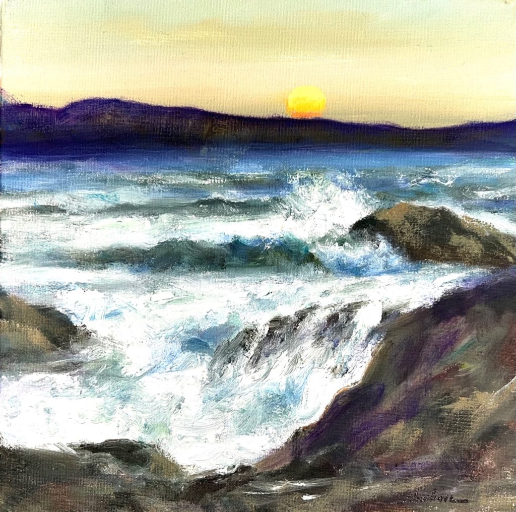 Untitled (22082601), Oil on canvas by Dennis Sheehan