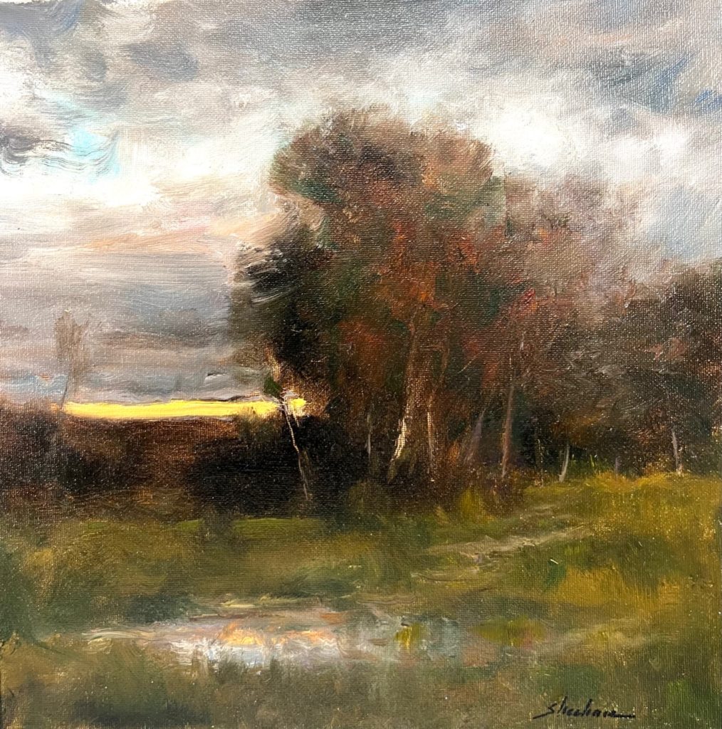 Untitled (22082604), Oil on canvas by Dennis Sheehan