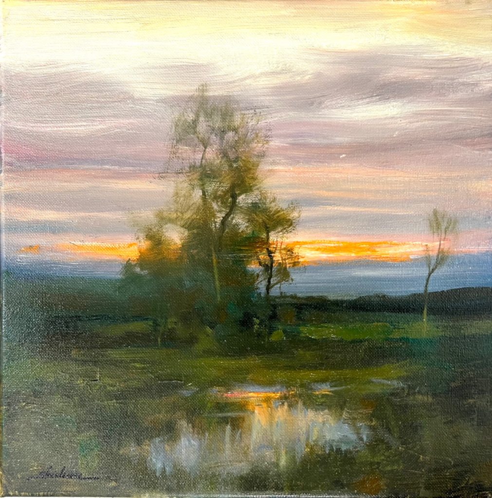 Untitled (22082608), Oil on canvas by Dennis Sheehan