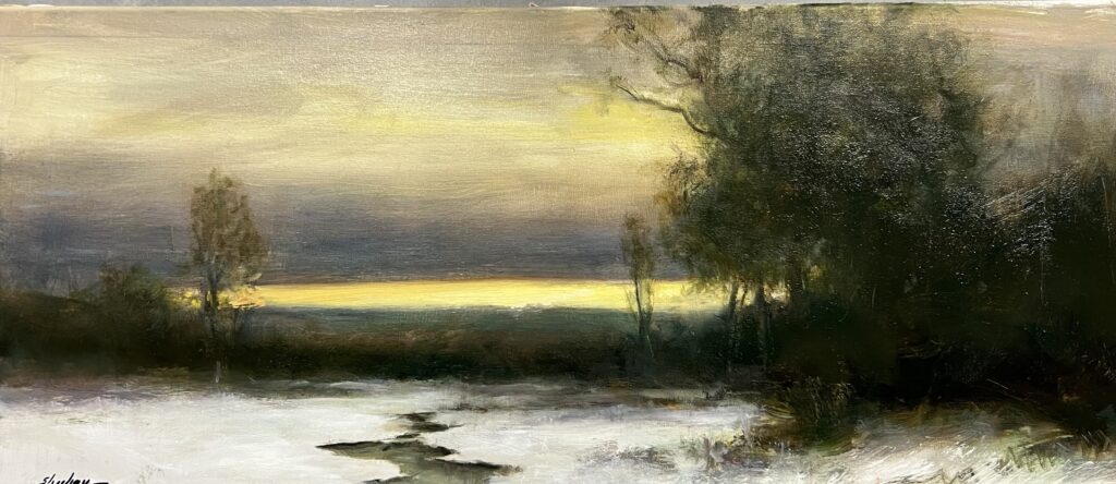 Untitled (23070601), Oil on canvas by Dennis Sheehan