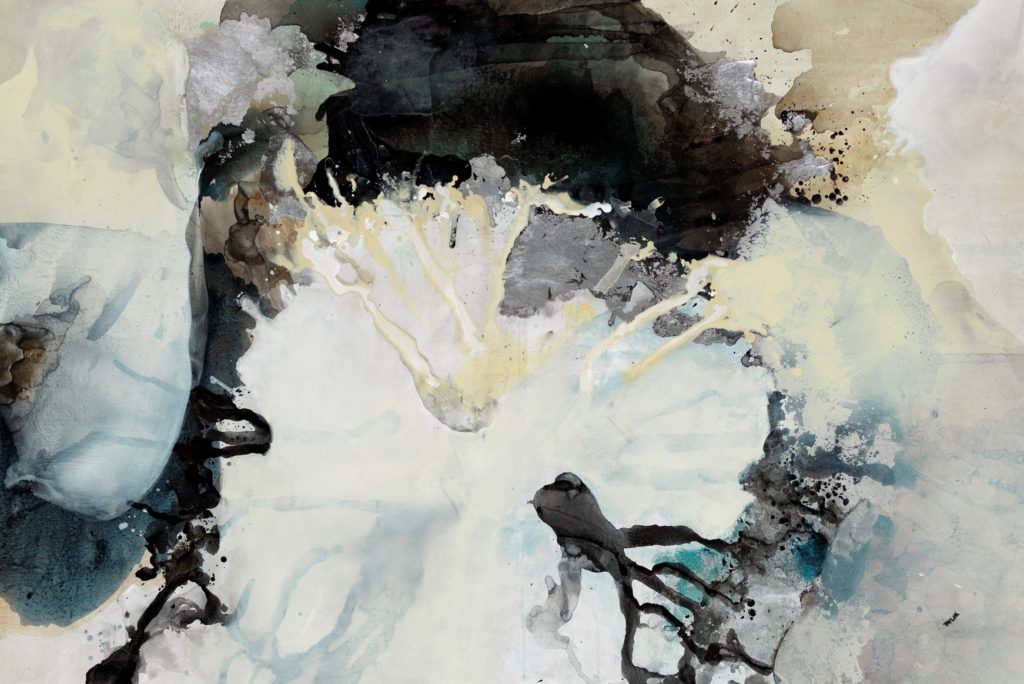 Quiet Implosion, Acrylic on canvas by Kari Taylor