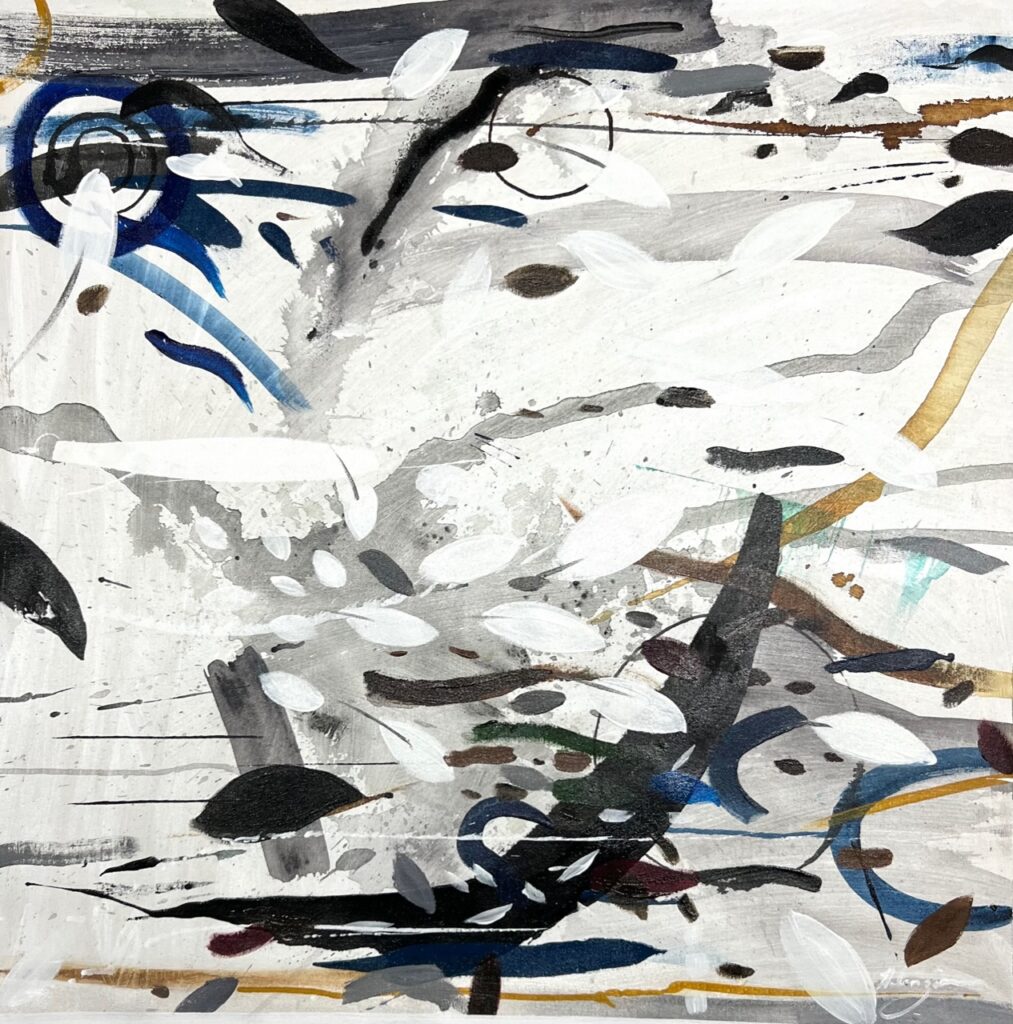 Arboreal Ab I, Mixed on canvas by Helen Zarin