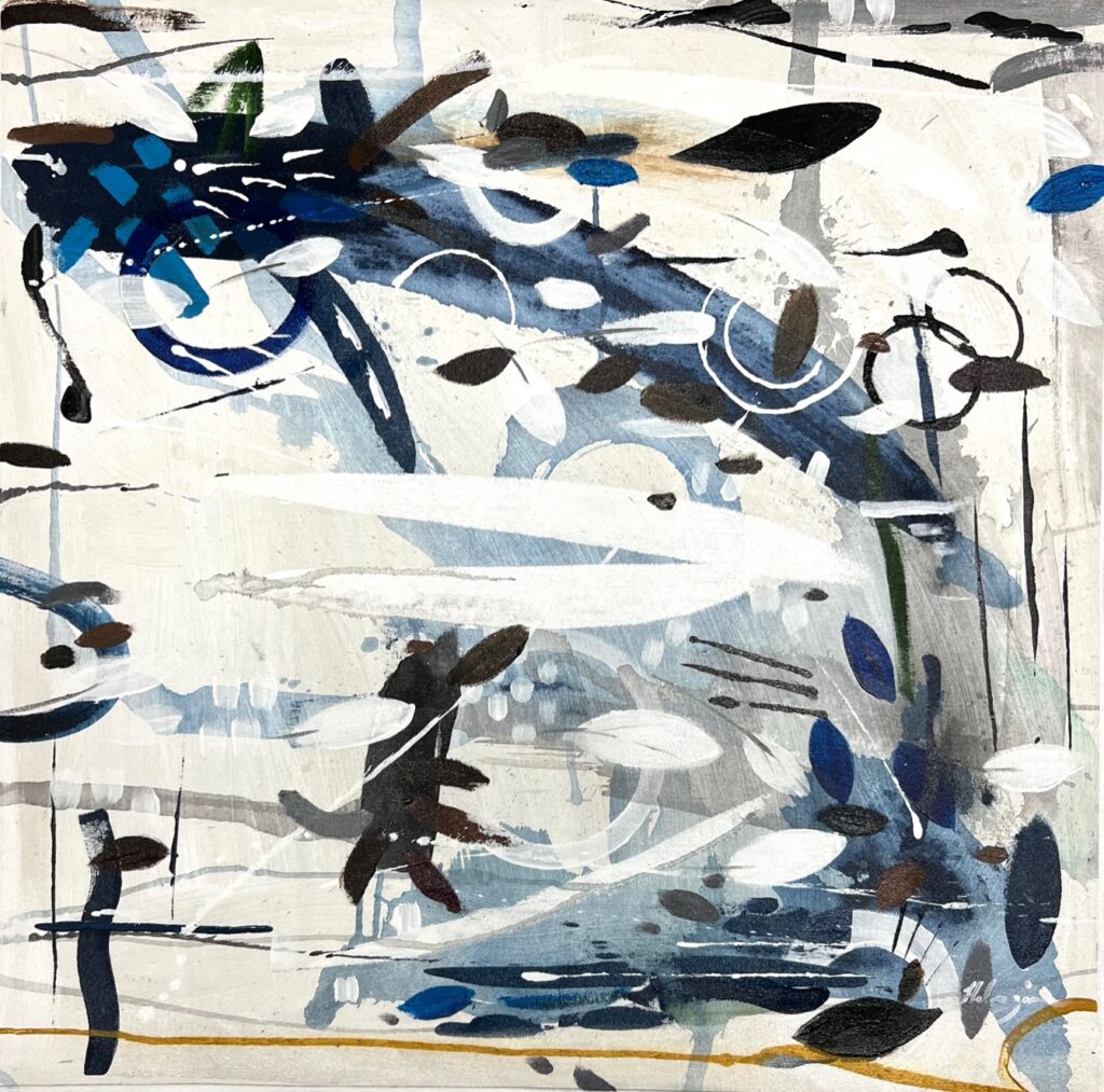 Arboreal Ab III, Mixed on canvas by Helen Zarin